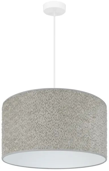 Brilagi - Lampadario a sospensione con filo BOUCLE ROLLER 1xE27/15W/230V diametro 45 cm grigio