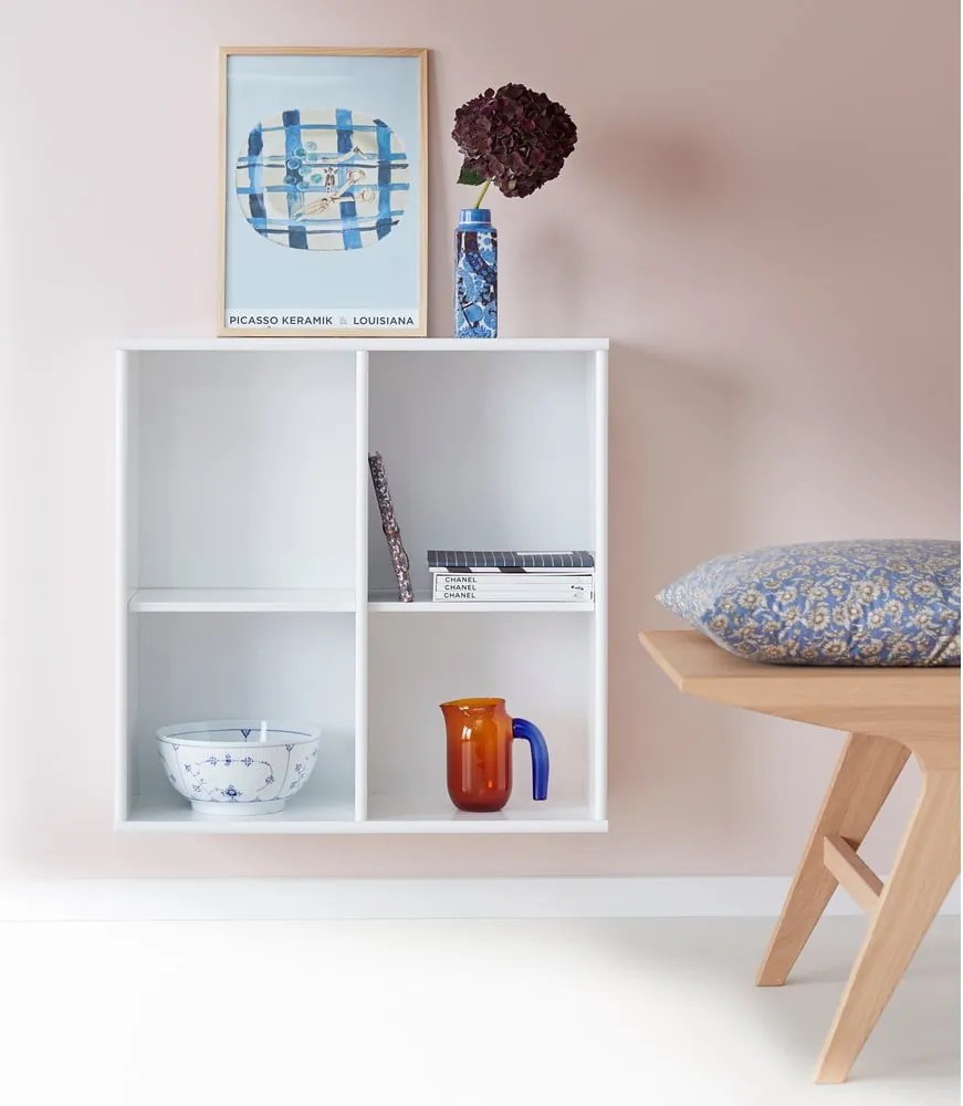 Libreria a parete bianca 025 Mistral - Hammel Furniture