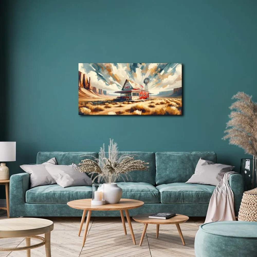 Quadro su tela – Sotto il cielo del deserto