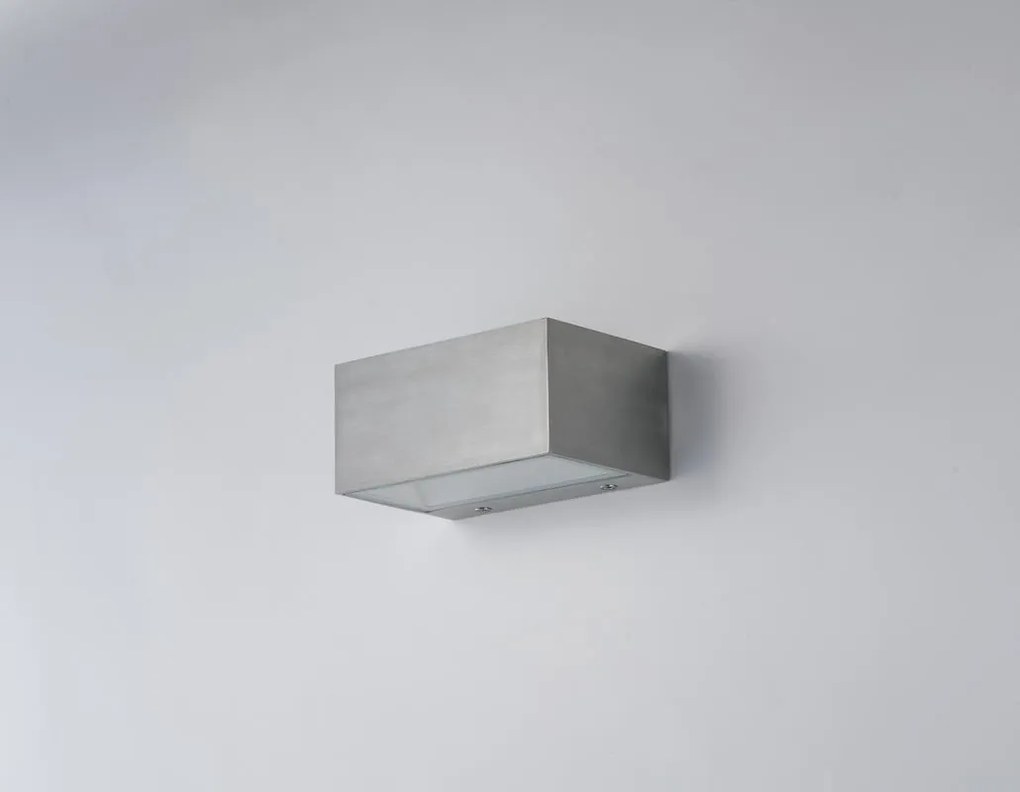 Applique LED moderno da esterno Twin nero IP54, luce bianco naturale 900 lumen, INTEC