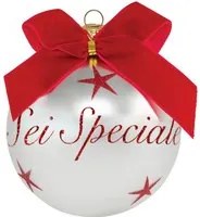 Pallina di Natale con scritta Sei Speciale 10 cm