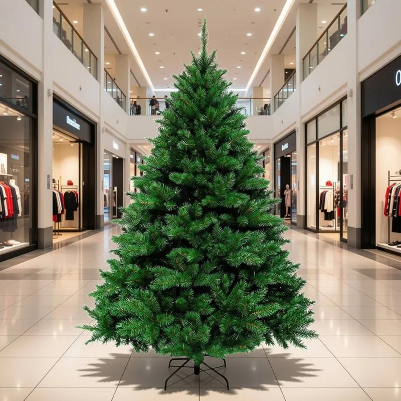 Albero di Natale artificiale New King Pine verde H 500 cm x ø 295 cm