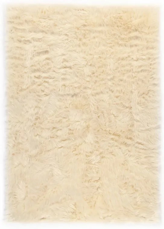 Tappeto Shaggy plush bianco, L 200 x L 140 cm