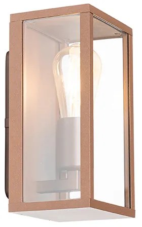 Applique industriale marrone ruggine 26 cm IP44 - Charlois