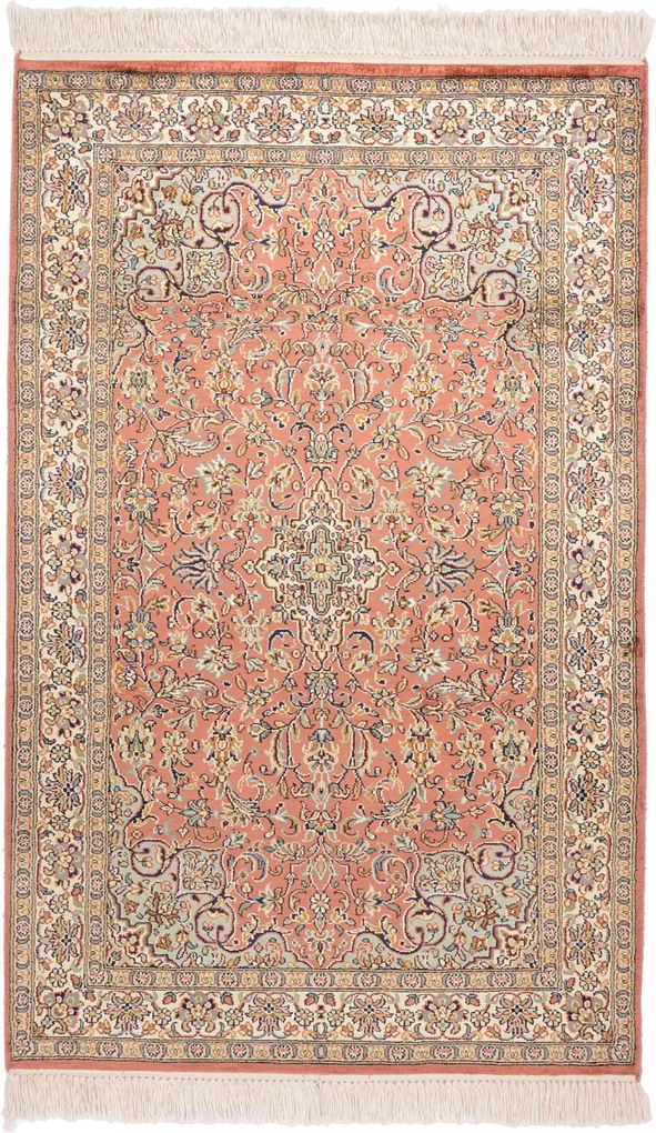 Cashmere Silk Tappeto orientale 80x120 (Indian) Annodato A Mano