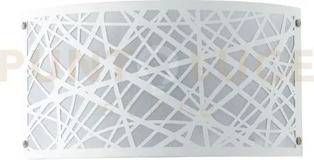 Applique a parete batik bianca 2 luci attacco e14 32x9x17cm