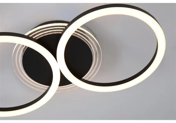 Searchlight 13651BK - plafoniera dimmerabile LED CONTOUR LED/24W/230V 3000K