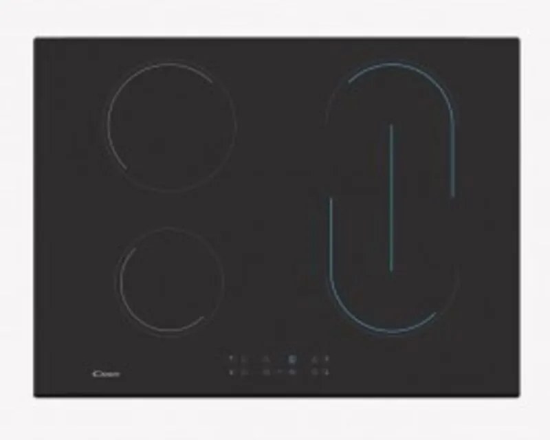 Timeless CH74BVT Piano Cottura da Incasso Ceramica 4 Fornelli Nero - Candy