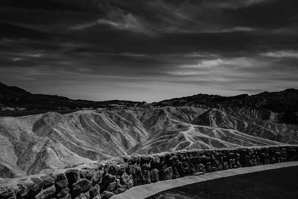 Fotomurale – Parco Nazionale Death Valley in bianco e nero