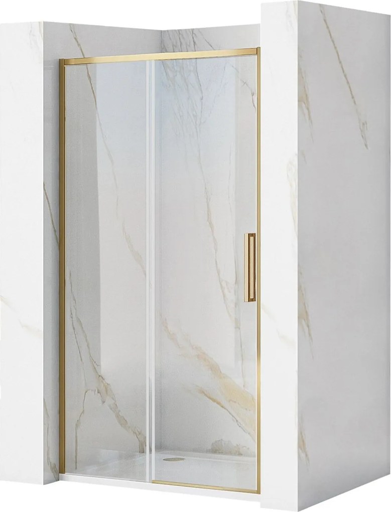 Porta doccia REA Rapid Slide 110 Gold Brush