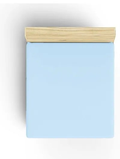 Lenzuolo con angoli azzurro in cotone 140x200 cm – Mijolnir