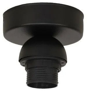 Duolla - Applique TOKYO SHINY 1xE27/15W/230V diametro 50 cm rame/nero