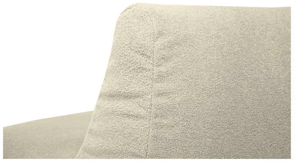 Puof a sacco grigio chiaro con rivestimento in bouclé Seat 100 Lounge – SLOWDOWN