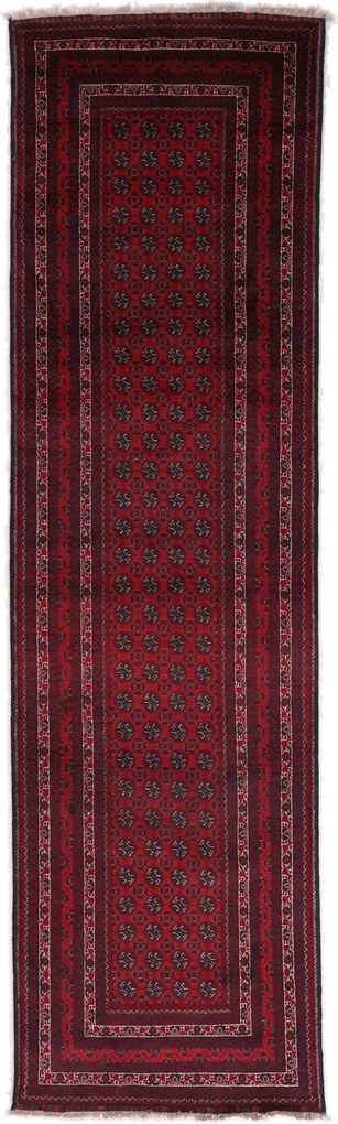Afghan Tappeto 80 x 290 (Afghanistan) Annodato A Mano