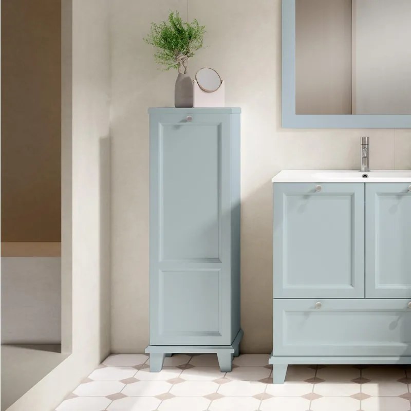 Colonna per mobile bagno Unike VISOBATH 1 anta P 30 x L 40 x H 120 cm azul cielo
