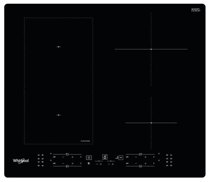 Piano cottura induzione 4 zone L 59 cm WL B8160 NE WHIRLPOOL nero