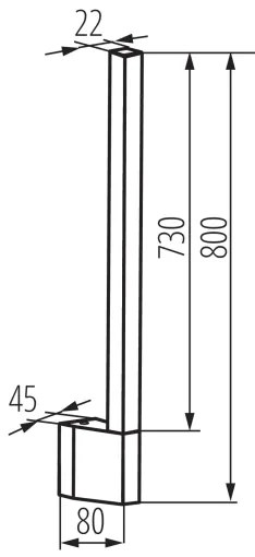 Kanlux 38893 -Applique a LED da esterno YALTE LED/10W/230V 3000K IP54 nero