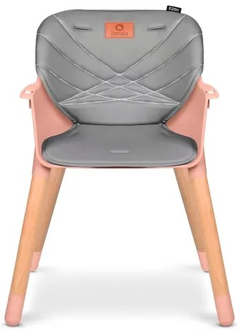 Lionelo - Sedia da pranzo per bambini 2 in 1 KOEN Pink Rose