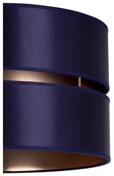 Duolla - Lampadario a sospensione con filo DUO 1xE27/15W/230V diametro 40 cm blu/oro