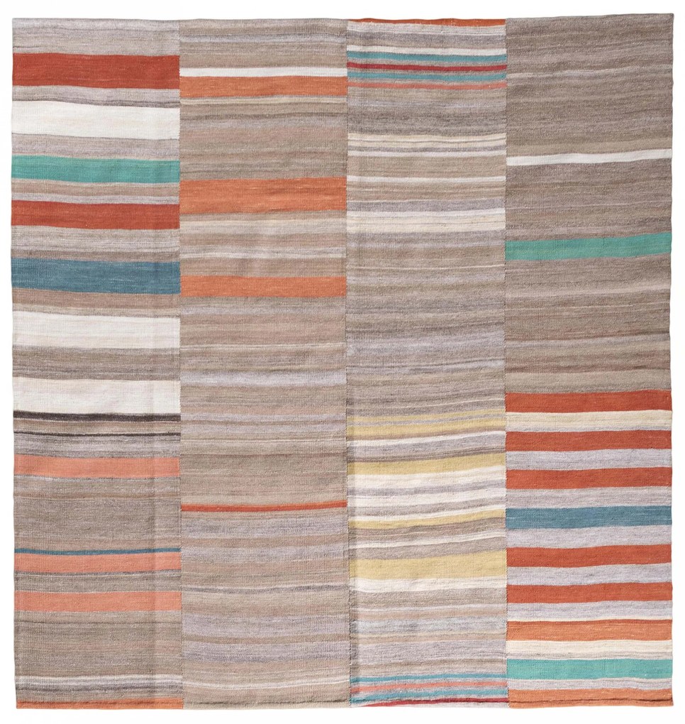 Kilim Tappeto persiano 210 x 200 Beige (Iran) Tessuto A Mano