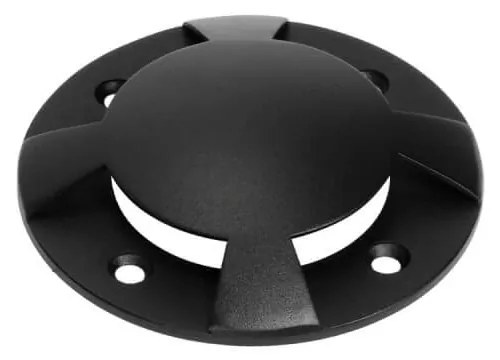 Faretto Carrabile 4 Direzioni MR16 IP67, Acciaio INOX 12/24V, Nero Colore del corpo Nero