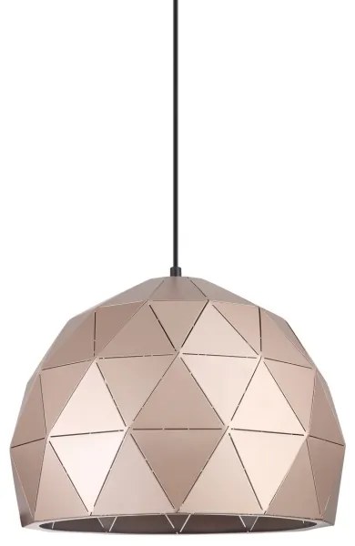 ITALUX MDM-3471-1 GD - Lampadario a sospensione con filo HARLEY 1xE27/40W/230V Oro rosa