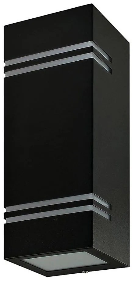 Applique da esterno QUAZAR7 2xGU10/11W/230V IP44 nera