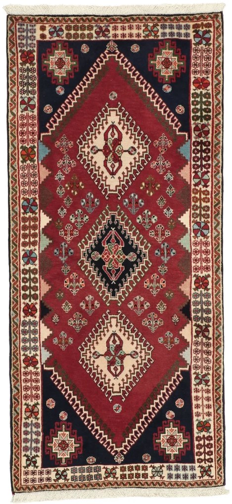 Gashghai Tappeto 70 x 150 (Iran) Annodato A Mano