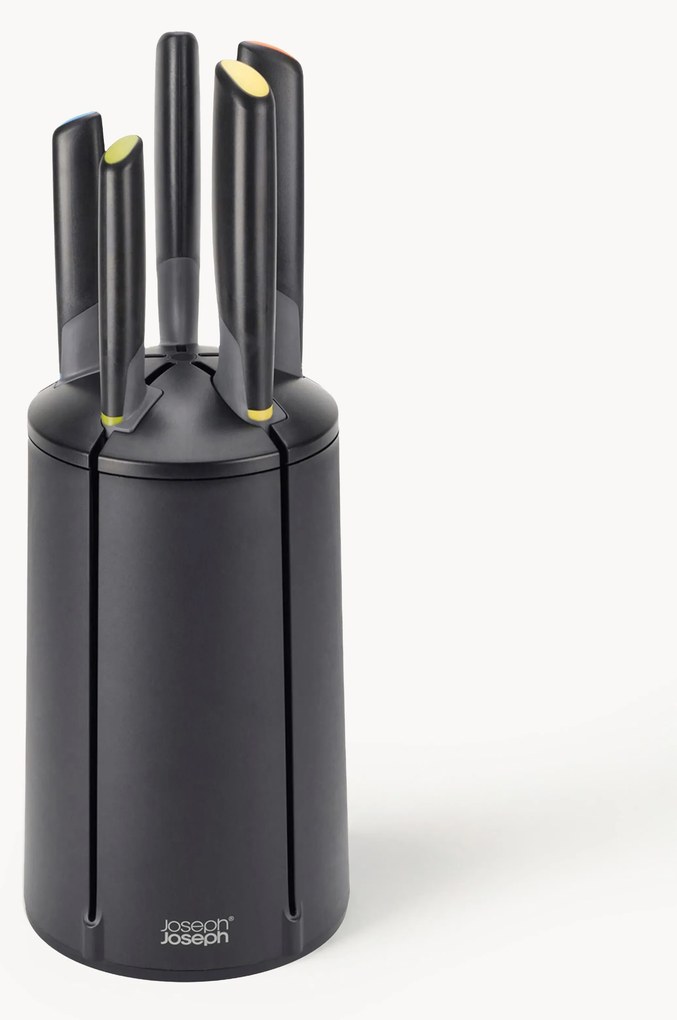 Ceppo portacoltelli con 5 coltelli Elevate