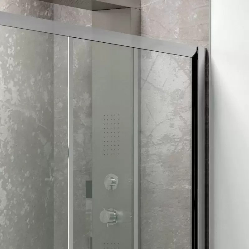Kamalu - Box doccia 140X80 apertura scorrimento KP3000S