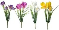 Set 12 Fiori Artificiali Crocus per 3 H 30 cm