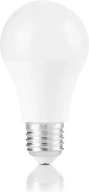 Lampadina attacco e27 in plastica goccia bianca 9 w 970 lm 3000 k c...