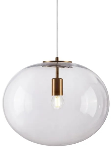 Lampadario a sospensione con filo CAMPANIA 1xE27/60W/230V oro