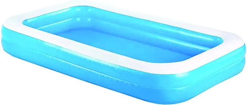 PISCINA GONFIABILE FAMILY RETTANGOLARE 2 ANELLI +3 ANNI cm.305x183x46 kg.6,55 (art.54150) BESTWAY