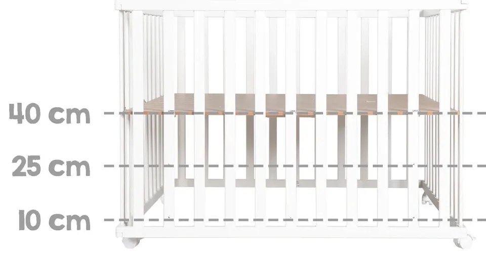 Box bianco 100x100 cm Little stars - Roba