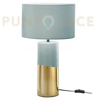 Lume tataka verde pavone/oro 1xe27 33x33x55cm i-tataka-l-bo