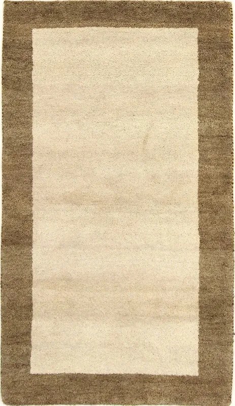 Gabbeh Tappeto orientale 90x160 Beige (Indian) Annodato A Mano