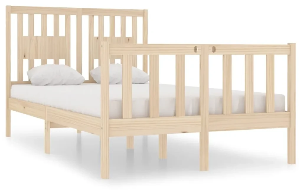 Giroletto in legno massello 120x190 cm 4ft small double