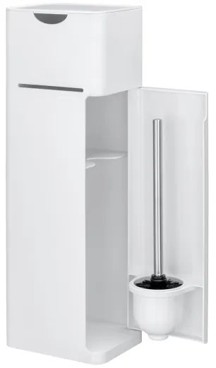 WENKO 24212100 - Scopino per WC IMON 20x58,5 cm bianco