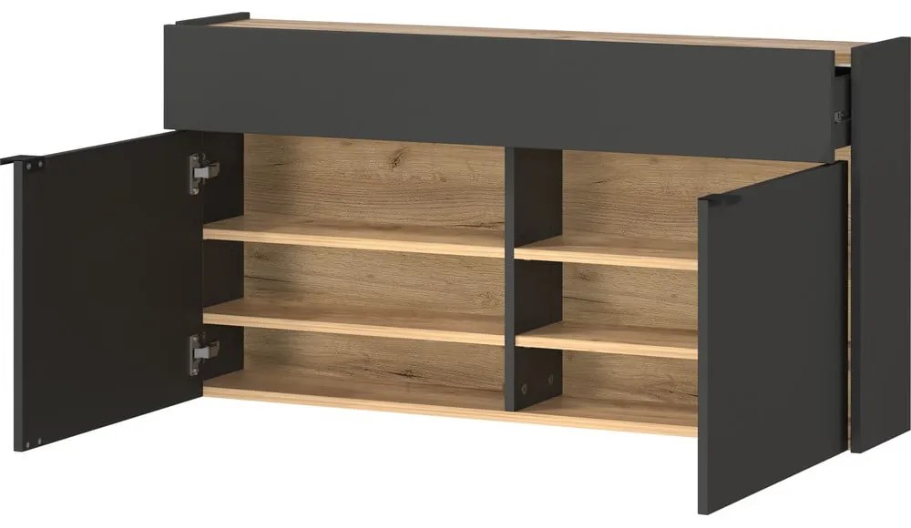 Armadietto color antracite 110x57x22 cm Ameca – Germania