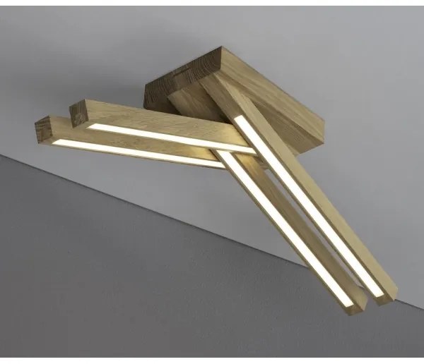 Spot-Light 2246474 - Plafoniera LED LINUS 4xLED/4,5W/230V rovere opaco