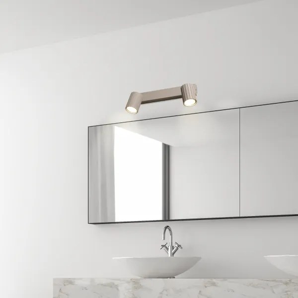 Brilagi - Faretto CRISPINA 2xGU10/10W/230V beige