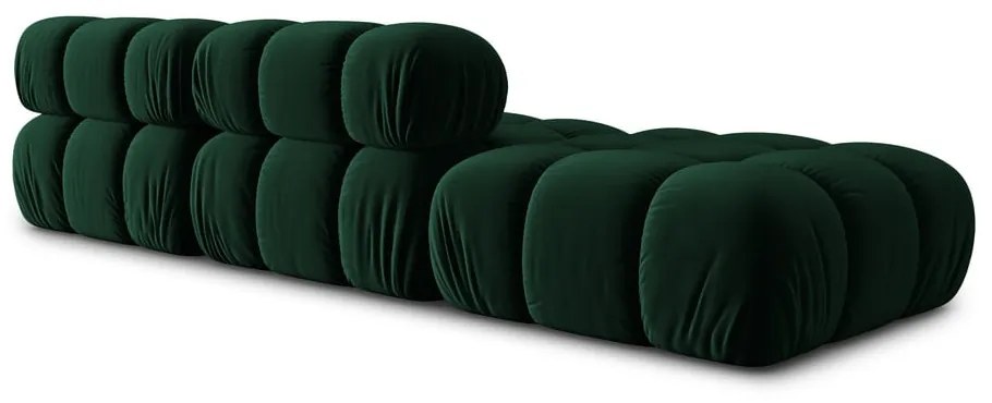 Divano in velluto verde 282 cm Bellis - Micadoni Home