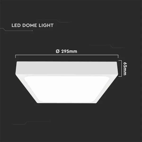 Plafoniera LED da bagno con sensore LED/24W/230V 4000K IP44 bianco