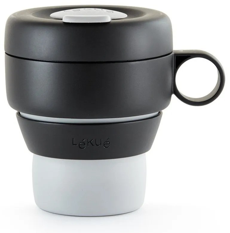 Tazza termica nera 400 ml To Go – Lékué