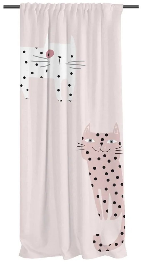 Tenda per bambini rosa 250x110 cm Meow Meow - Butter Kings