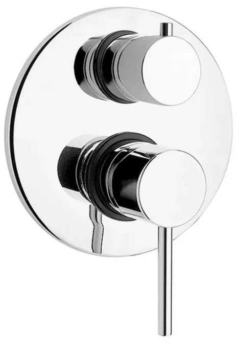 Set doccia braccio 40 cm + soffione ABS 22 cm + kit doccia + miscelatore Essenza