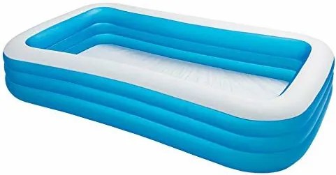 Intex 58484NP - Piscina Family, 305 x 183 x 56 cm, Azzurro/Bianco
