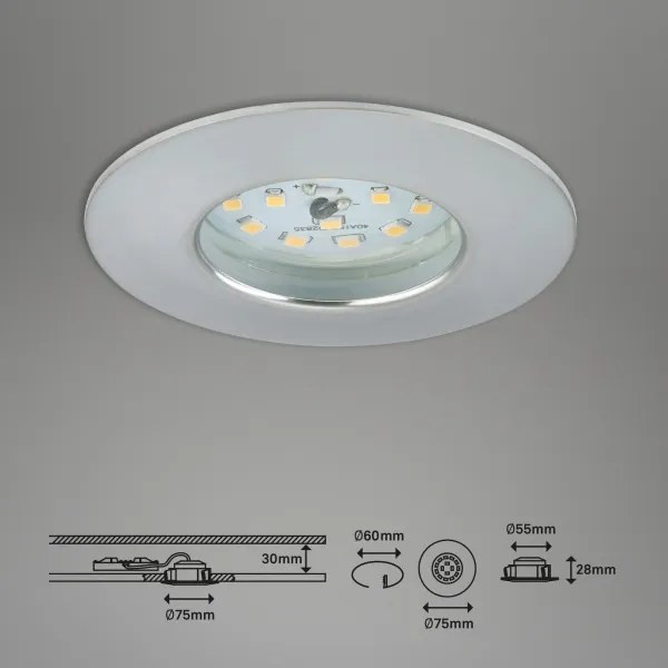 Briloner 7295-019- LED Luce da bagno dimmerabile ATTACH LED/6,5W/230V IP44