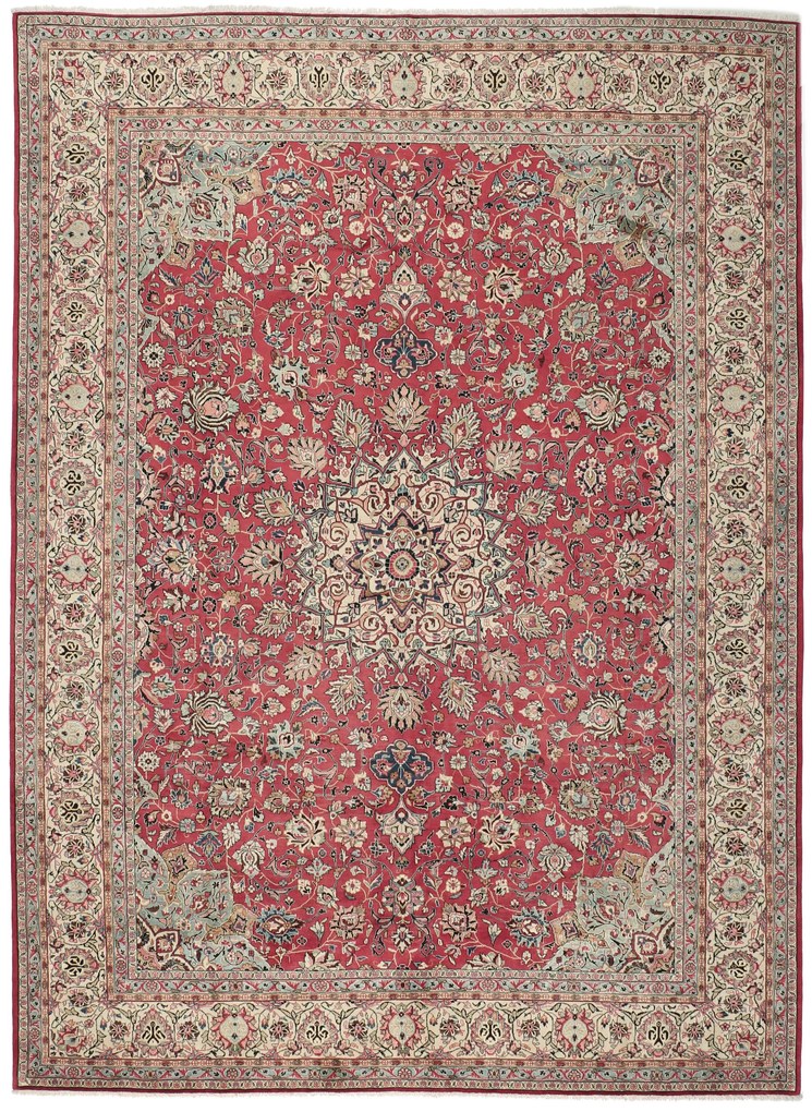 Sarouk Tappeto 410x300 (Iran) Annodato A Mano